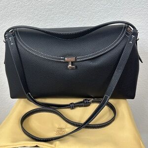 TOTEME Designer Made Italy Pebbled Leather Tote Crossbody Strap Purse NWOT. RARE